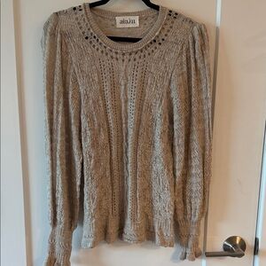Aiayu Crewneck Sweater in Light Taupe